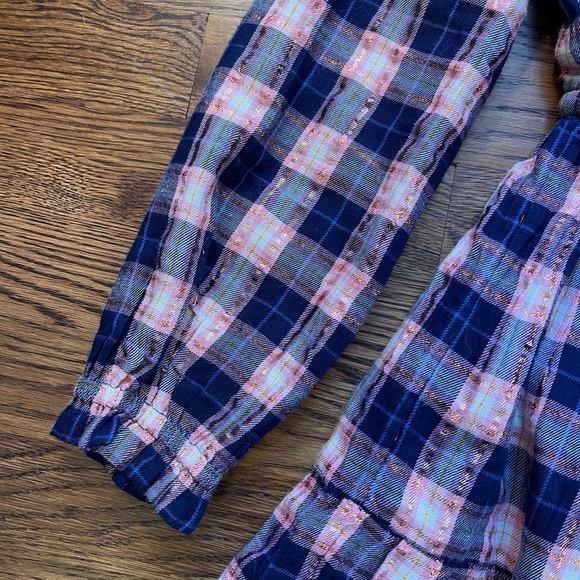 Mini Boden Frill Tiered Sparkle Dress - Picture 2 of 13